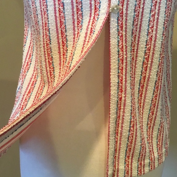 Madewell Boucle Striped Split Back Tank Top - Picture 7 of 11